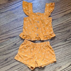 Carter's Warm Orange Baby Outfit